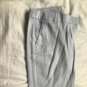 Baby blue capri slacks